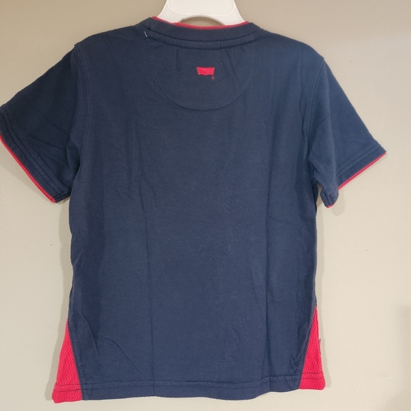 Vintage Levis Kids Tshirt Baseball 4t Blue - Picture 5 of 5